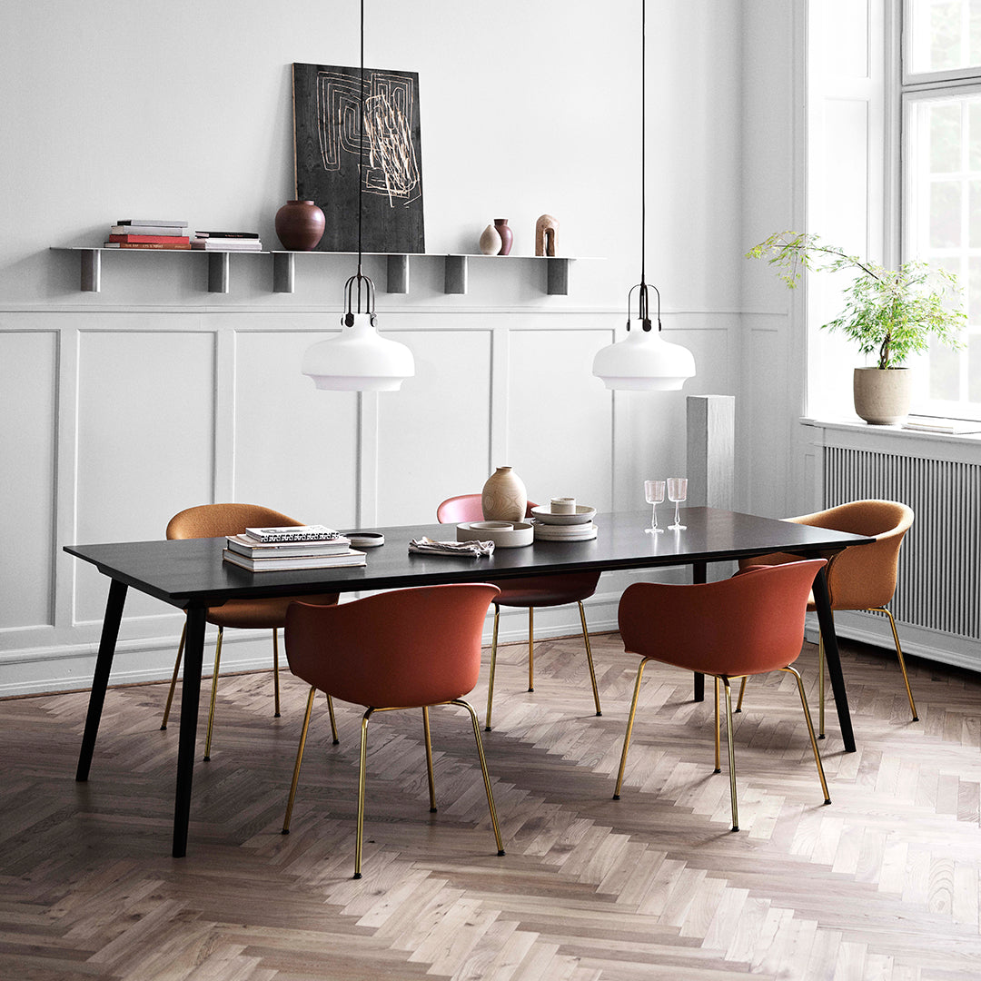 SK6 Modern Dining Table - 6-Seater Extendable Wooden Table for Kitchen & Dining Room - Perfect for Family Gatherings & Dinner Parties