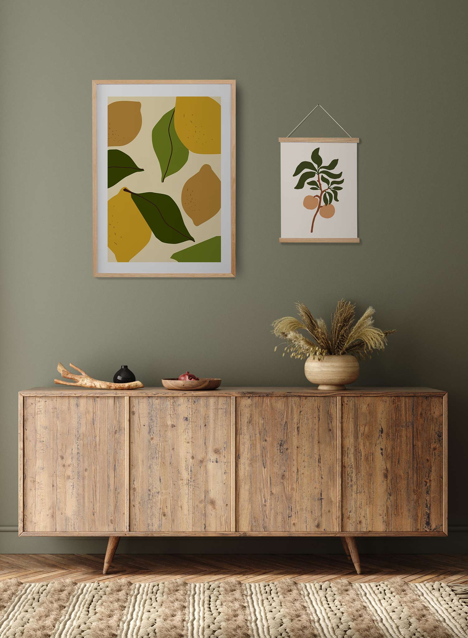 Lemon Party Poster - Vibrant Citrus-Themed Wall Art for Home & Office Decor | Perfect for Parties, Kitchens, and Living Spaces