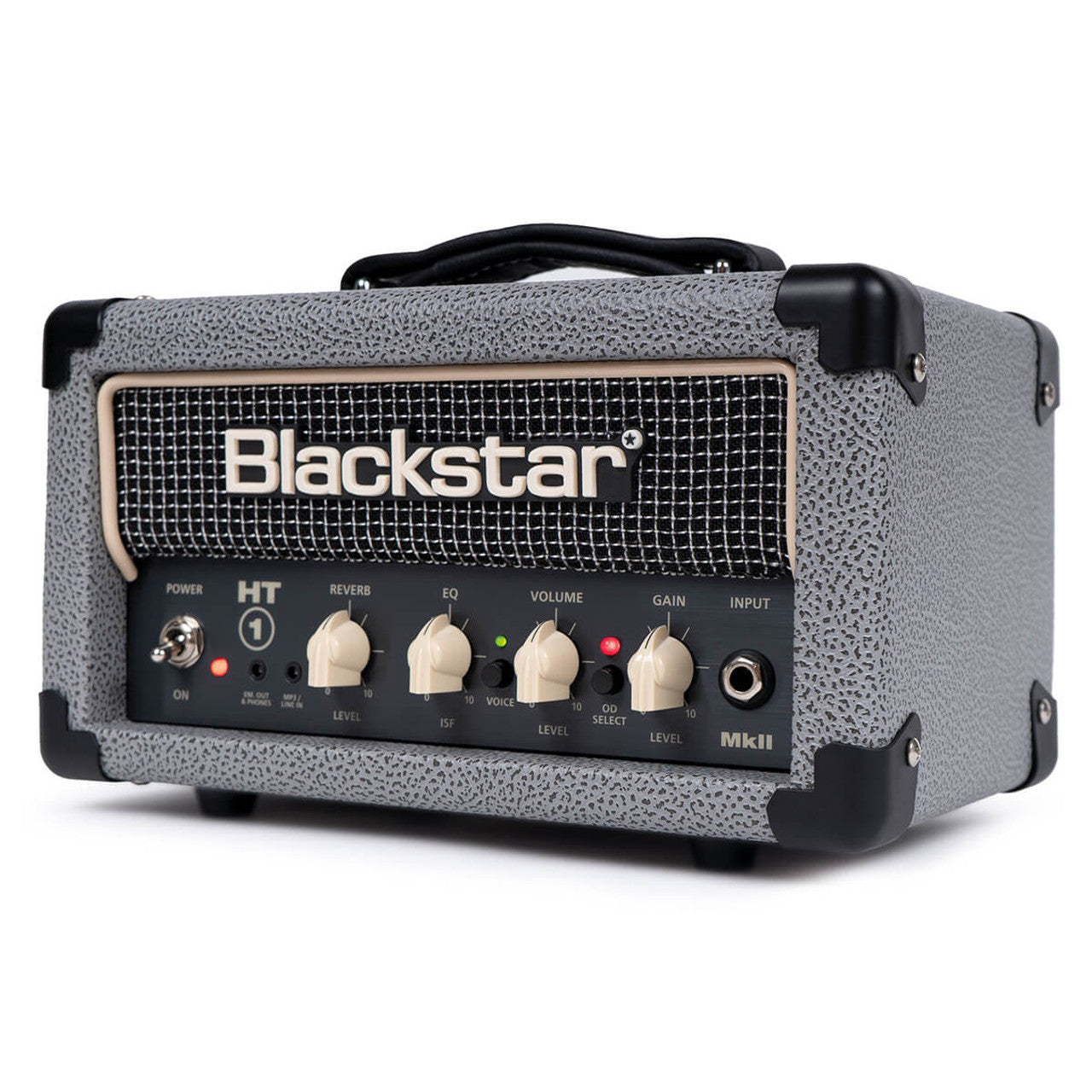 Blackstar HT1RH MKII 1 Watt Tube Guitar Amp Head - Bronco Grey | Perfect for Home Practice & Small Gigs