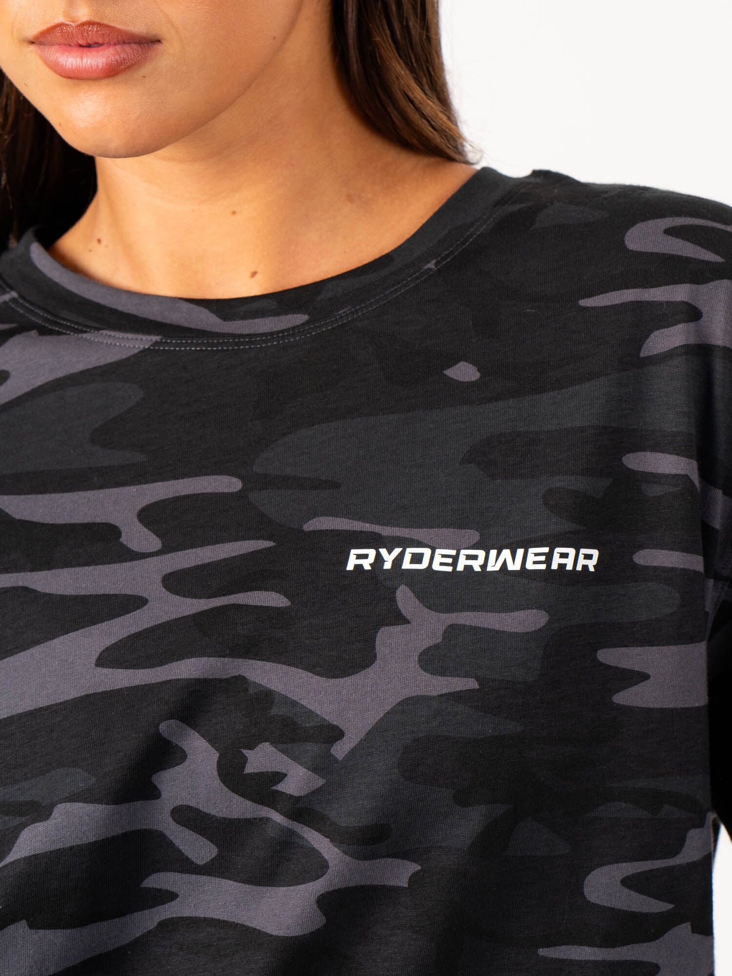 Energy Oversized T-Shirt - Black Camo Print | Comfortable Streetwear for Men & Women | Perfect for Casual Outfits, Gym, and Lounge Wear