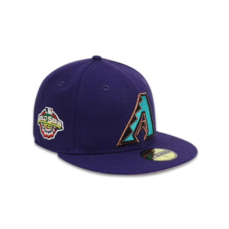 Arizona Diamondbacks 2001 World Series 59FIFTY Fitted Baseball Cap for Men - Official MLB Snapback Hat for Sports Fans & Game Day Outfits