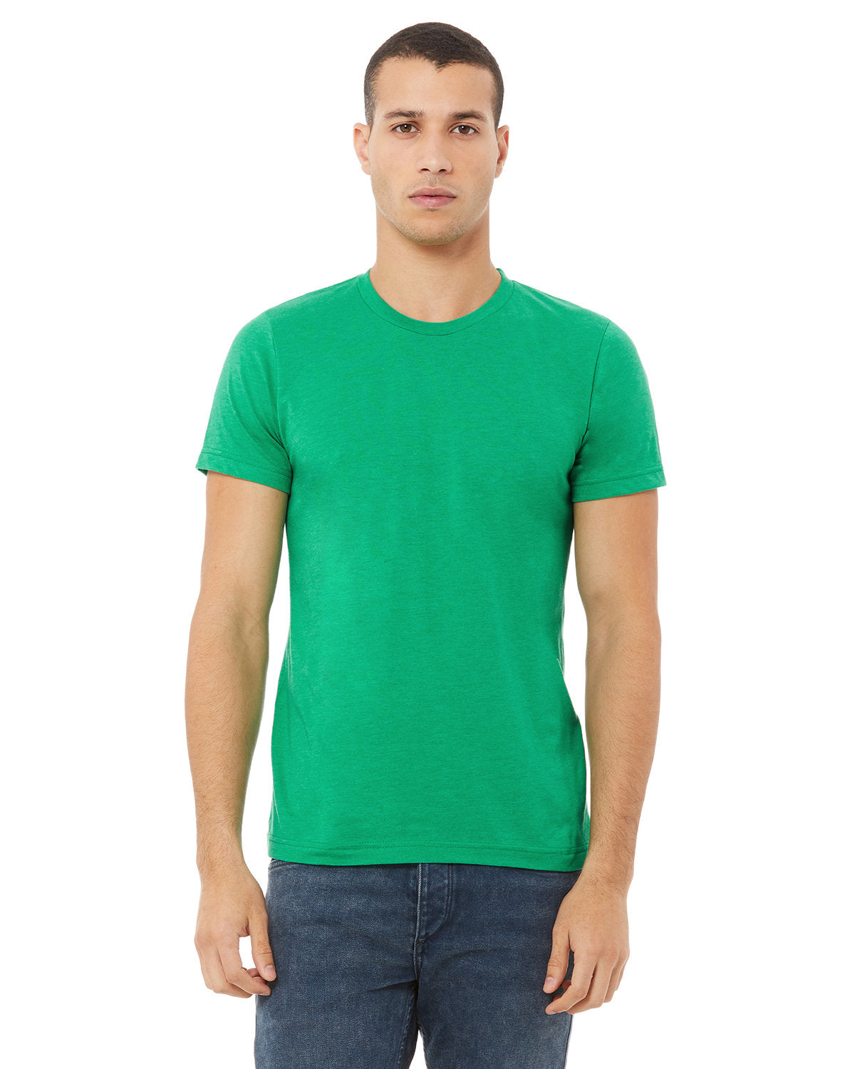 Bella + Canvas 3001CVC Unisex Heather CVC Crew Neck T-Shirt - Soft Cotton Blend Tee for Men & Women - Perfect for Casual Wear, Screen Printing & Everyday Comfort