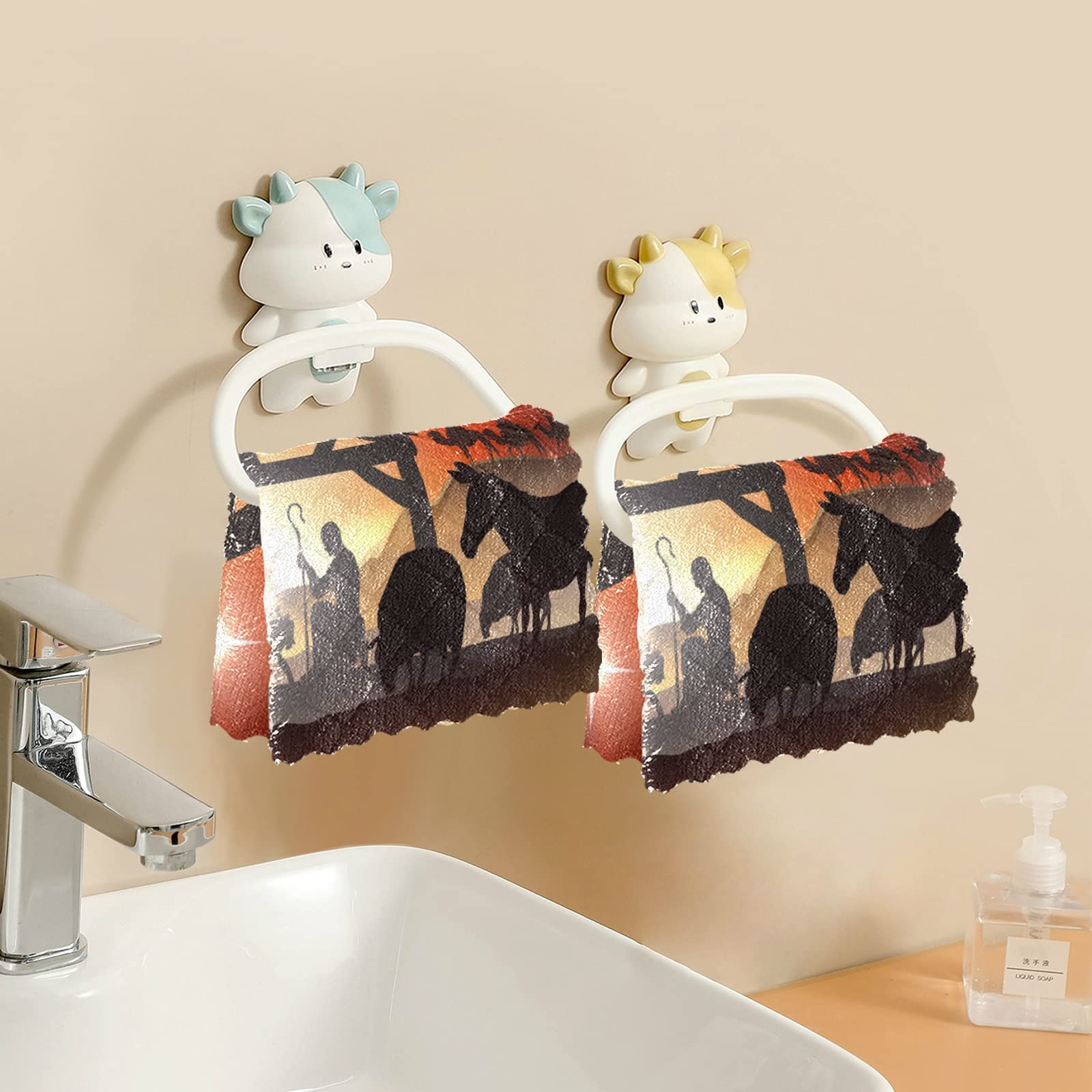 ALAZA Super Absorbent Lint-Free Dish Towels Set of 6 - 11