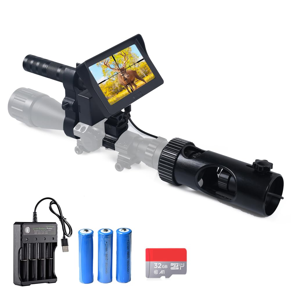 Night Vision Scope for Rifle - Long Range Hunting with 4.3