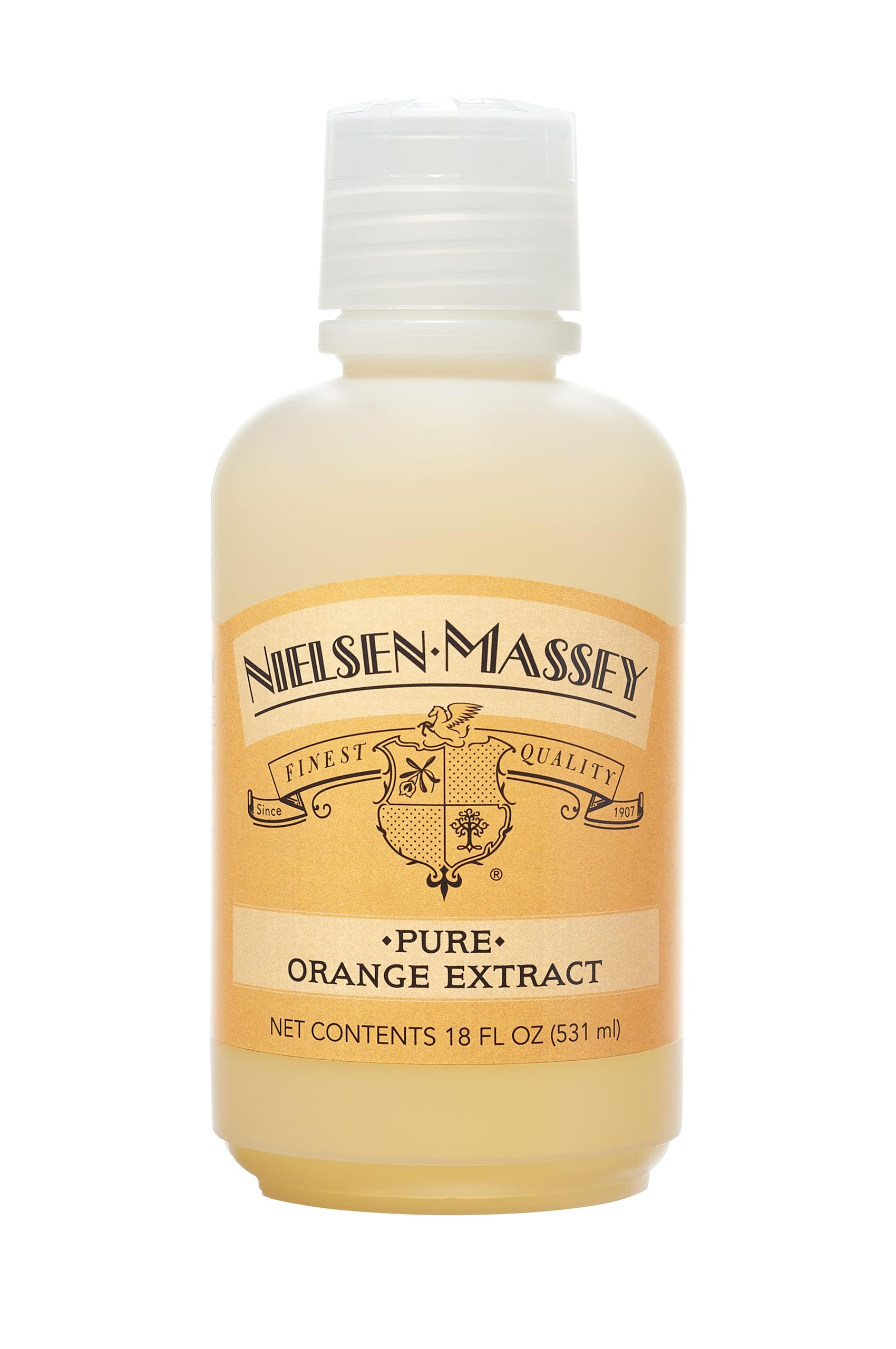 Nielsen-Massey Pure Orange Extract 18oz - Premium Baking, Cooking & Cocktail Flavoring - Perfect for Cakes, Cookies, Smoothies & Desserts