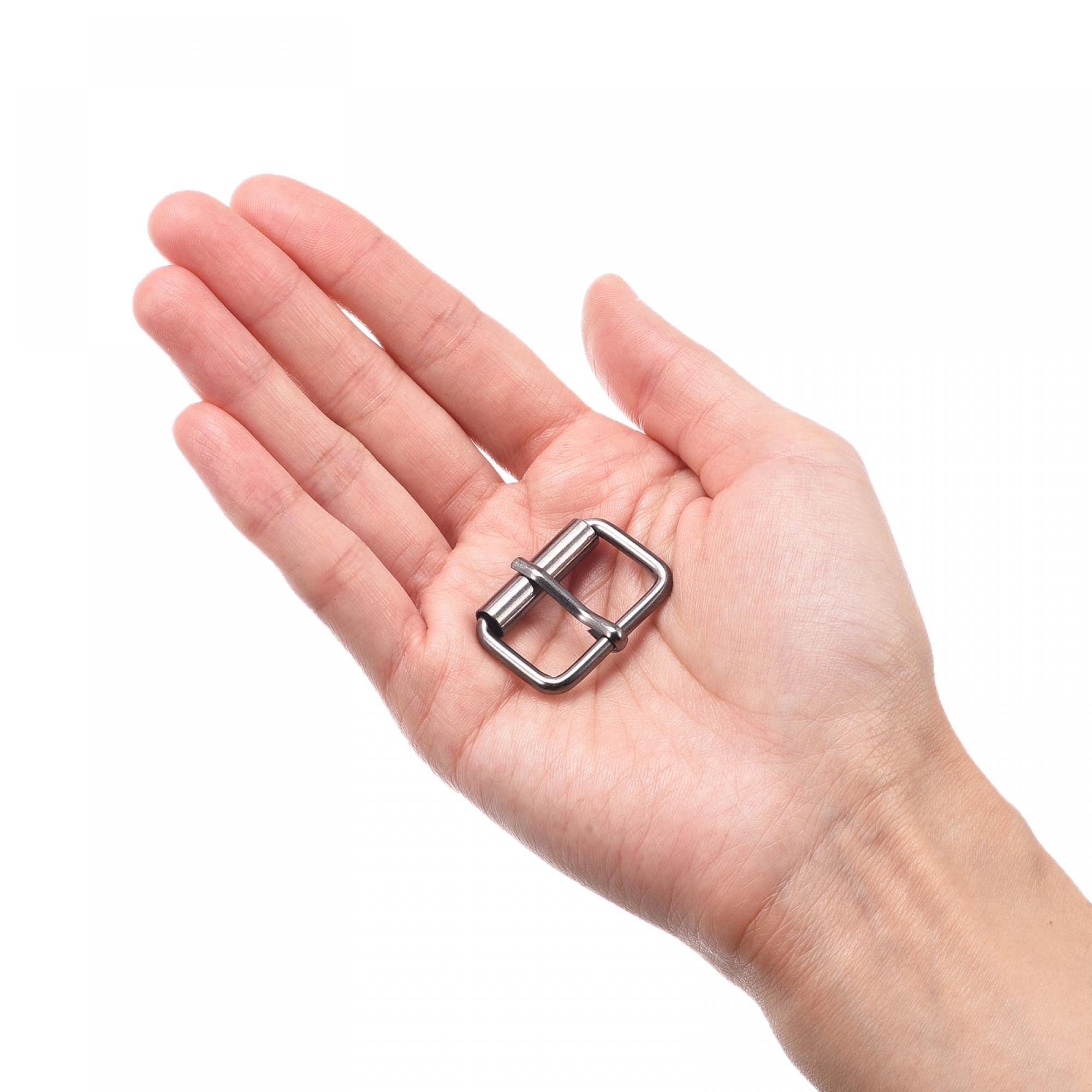 uxcell Durable Metal Roller Buckles for Belts, Bags & Straps - Heavy Duty DIY Hardware for Crafting, Leatherworking & Fashion Accessories - Perfect for Handmade Purses, Backpacks & Waist Belts