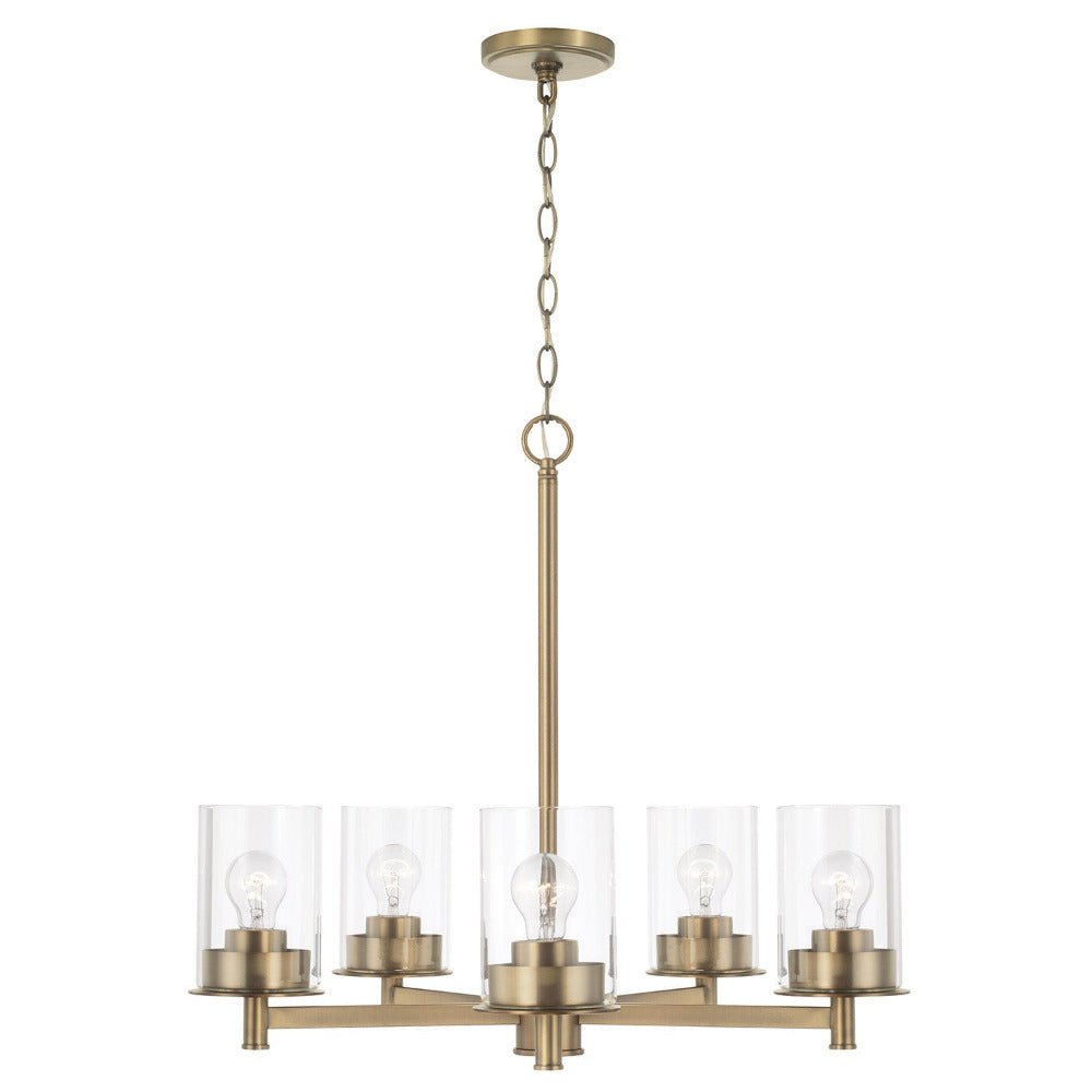 Joans Chandelier - Elegant Crystal Ceiling Light Fixture for Dining Room, Living Room & Bedroom | Perfect for Home Decor & Wedding Venue Lighting