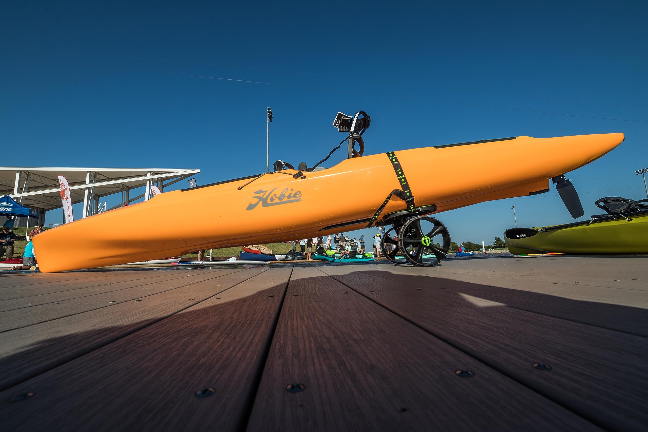 RAILBLAZA C-Tug Kayak Cart with Puncture-Free Wheels - Heavy Duty Canoe Trolley for Easy Transport - Perfect for Kayaking, Canoeing & Beach Use