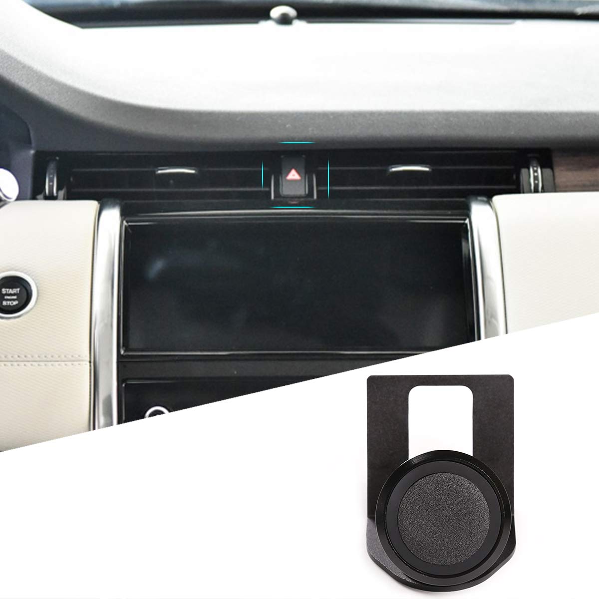 **LLKUANG Universal 360-Degree Rotating Phone Holder for Land Rover Discovery Sport 2020 - Black | Car Mount for Safe Driving & Hands-Free Navigation**