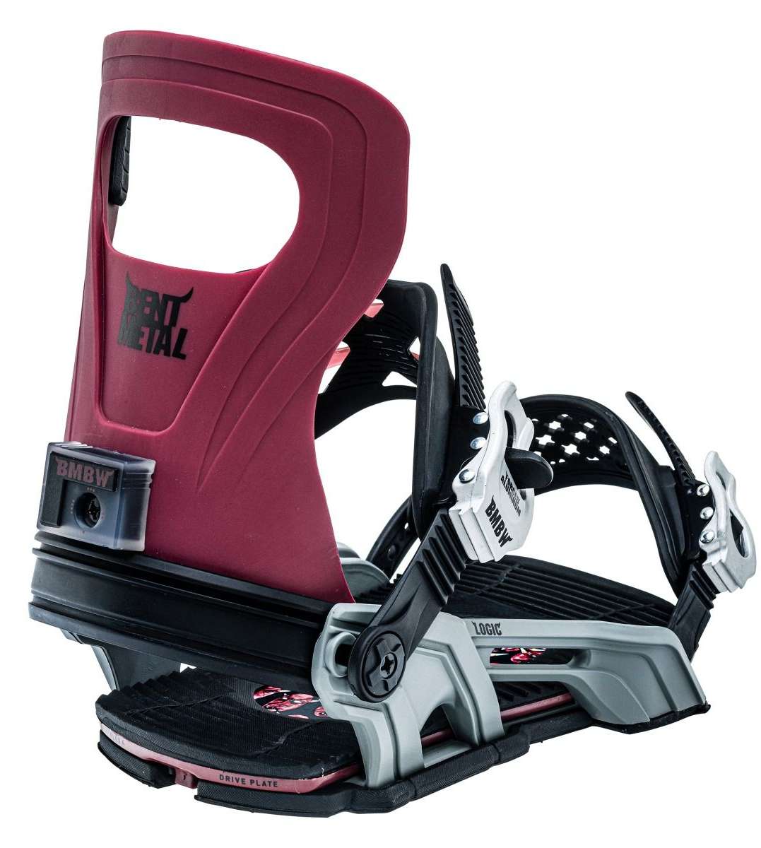 Bent Metal Logic Snowboard Bindings 2022-2023 | High-Performance Snowboard Bindings for All-Mountain & Freestyle Riding | Perfect for Powder, Park & Backcountry Adventures