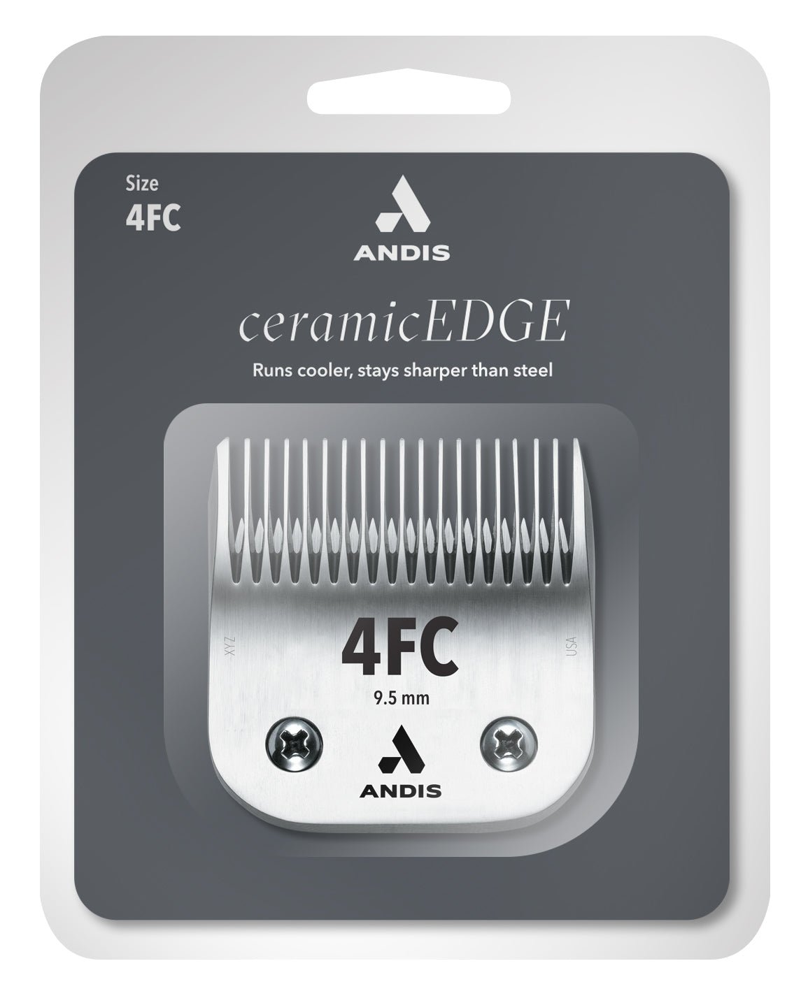 Andis Professional 4FC Detachable Blade for Clippers - Precision Hair Cutting & Grooming for Barbers & Pet Groomers - Perfect for Home & Salon Use