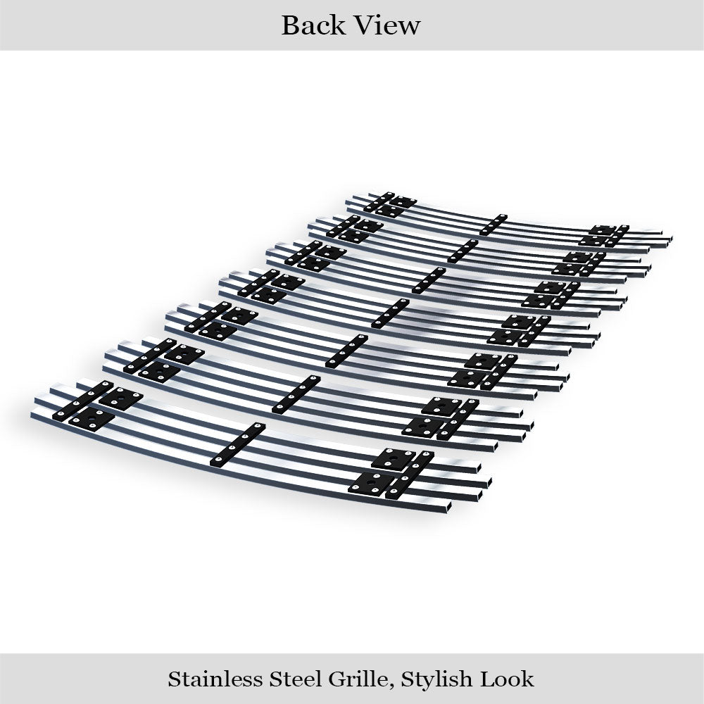 Polished Stainless Steel Upper Billet Grille for Jeep Wrangler JK (2007-2018) - Durable & Stylish Replacement Grille for Off-Road & Daily Driving