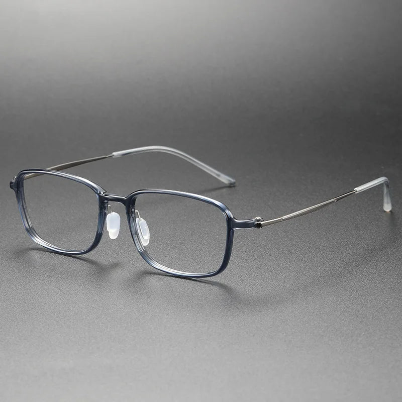 Unisex Full Rim Square Titanium Acetate Eyeglasses 8632 - Lightweight Durable Frames for Work, Reading & Fashion | Aimee Eyewear