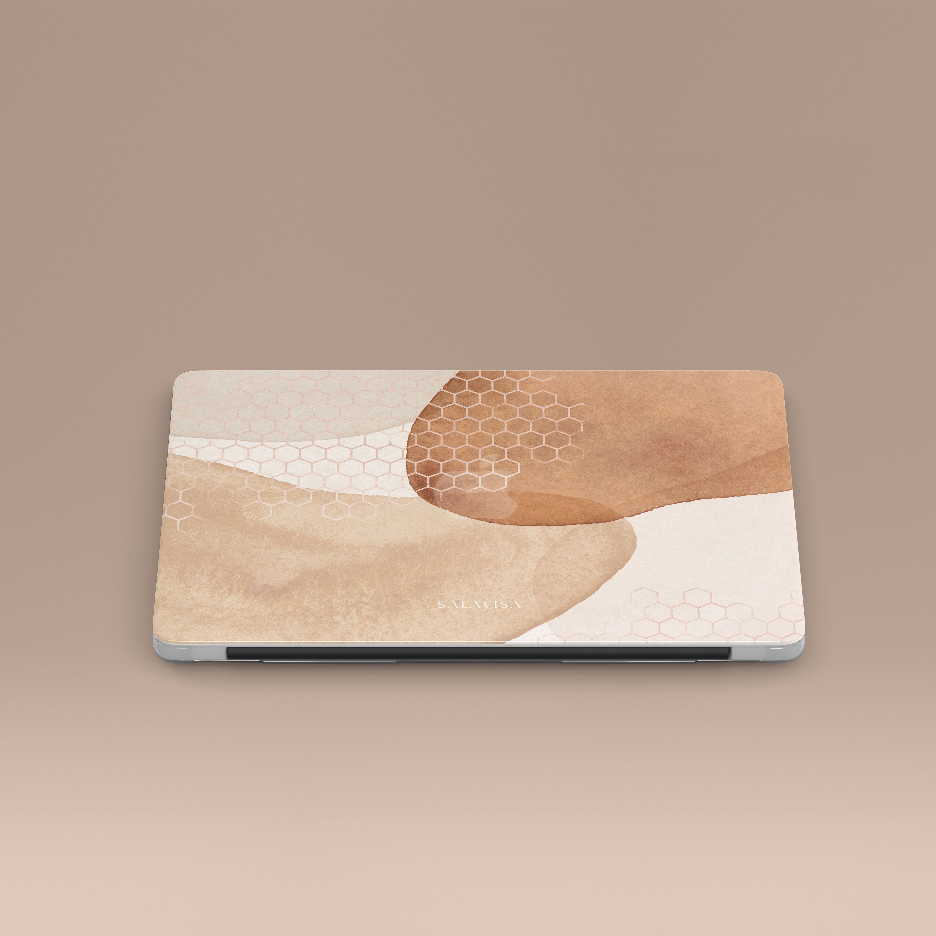 Beige Aesthetic MacBook Case - Slim Protective Cover for MacBook Air/Pro 13