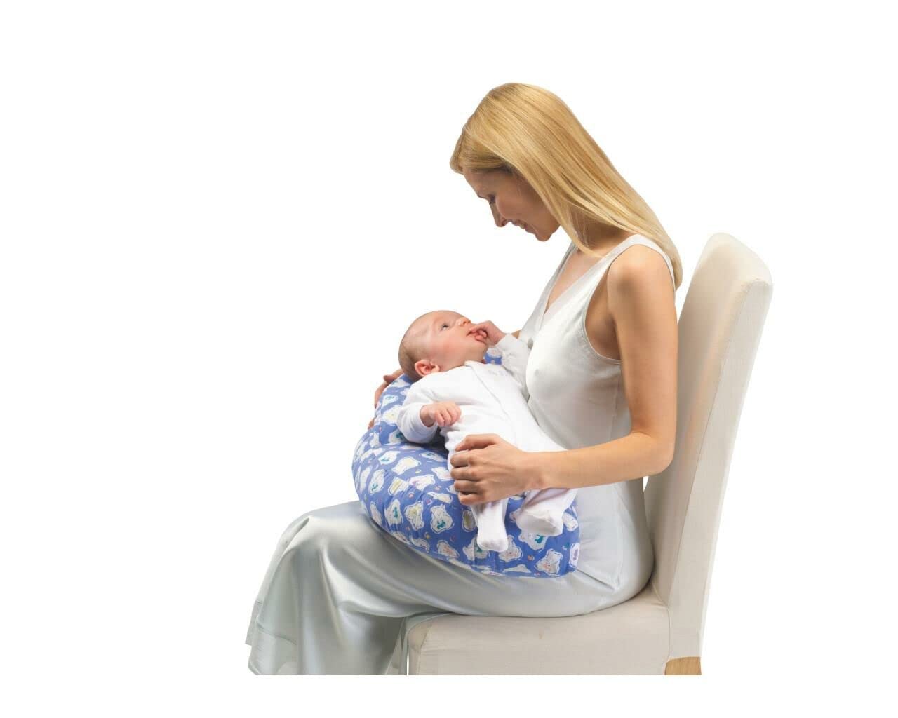 Best Inflatable Breastfeeding Nursing Pillow for Moms - Comfortable & Portable Support for Breastfeeding, Pumping & Tummy Time - Soft Pink (Perfect for Home, Travel & Postpartum Recovery)