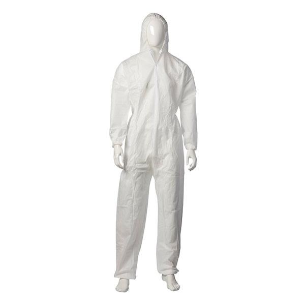 MaxGuard5Plus Disposable Coveralls Type 5/6 Protection - 25 Pack - Chemical Splash & Dust Proof Suits for Industrial Work, Hazardous Material Handling & Emergency Response