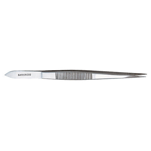 Ultra Fine Point Splinter Forceps 11.4cm - Precision Stainless Steel Splinter Remover Tweezers for First Aid, Splinter Removal & DIY Crafts