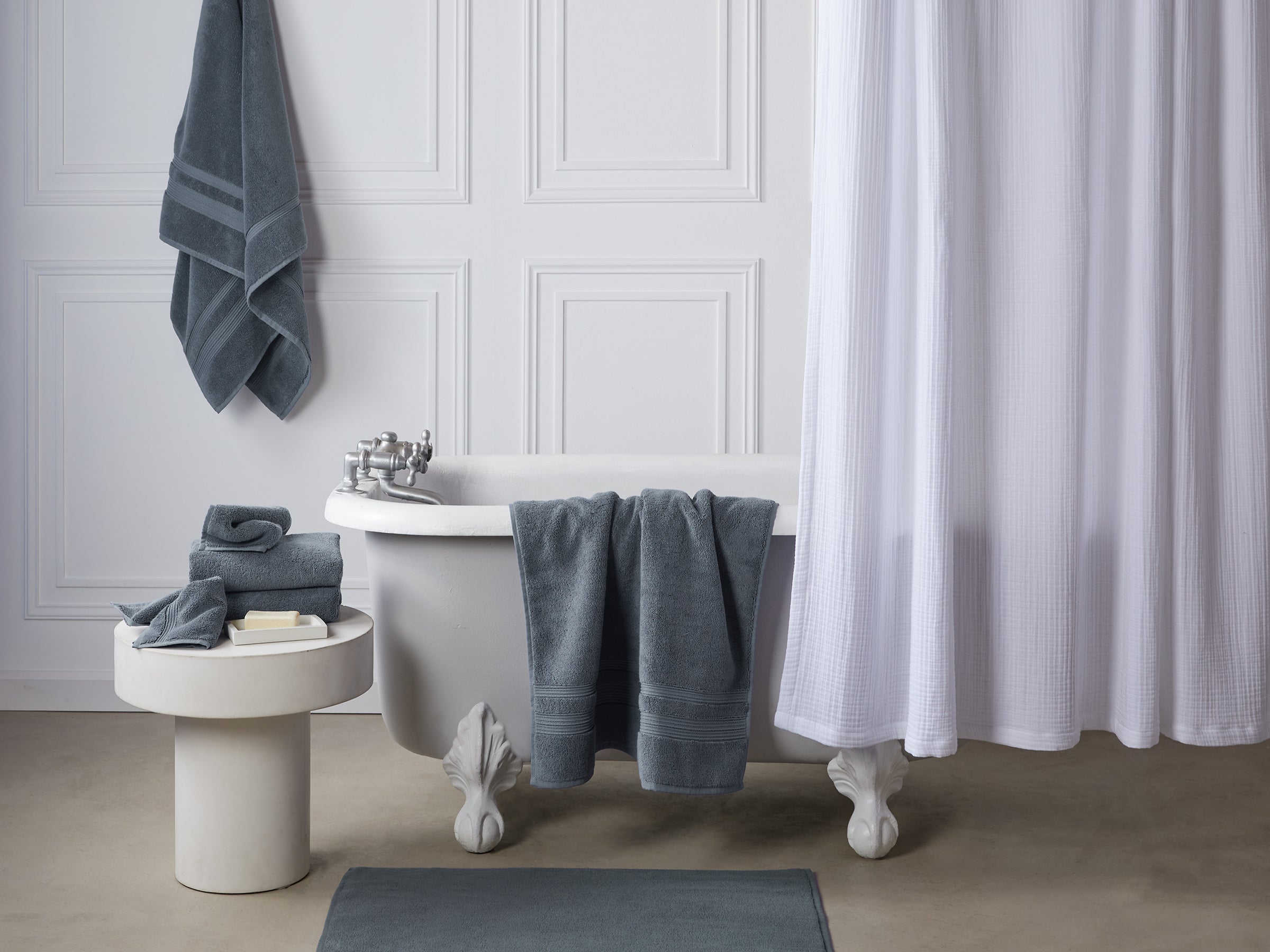 Premium 6+6 Classic Turkish Cotton Bath Towel Set - Ultra Soft & Absorbent for Spa, Bathroom & Beach | Luxury Hotel-Grade Towels for Home & Travel
