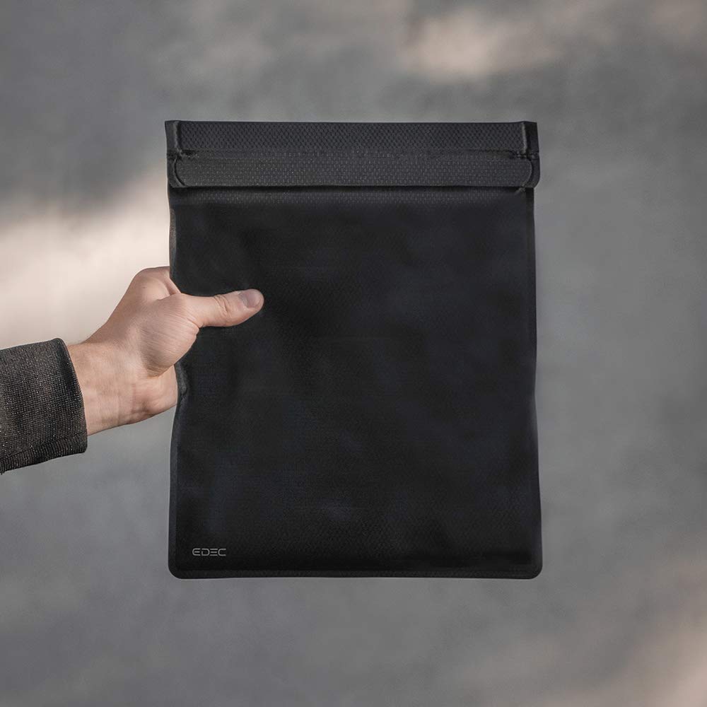 Premium EMP Proof Faraday Bags for Signal Blocking & Data Security - Anti-Tracking, Anti-Spying Device Shielding - OFFGRID Faraday Cage Pouch (Black) - Ideal for Travel, Privacy Protection & Emergency Preparedness
