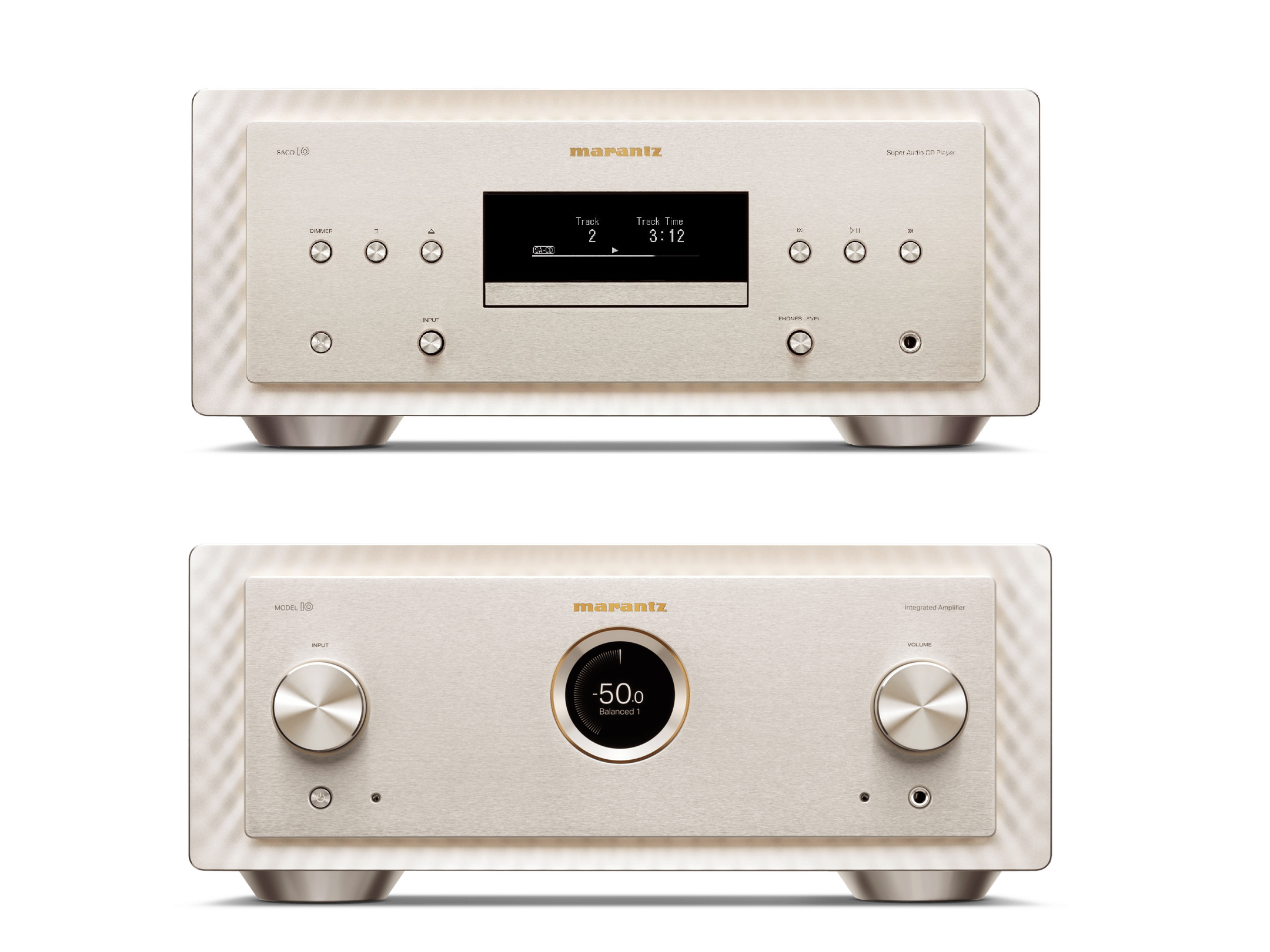 Marantz Model 10 Reference Integrated Amplifier & SACD10 SACD/CD Player Bundle - High-End Audio System for Home Theater & Audiophile Listening Experience