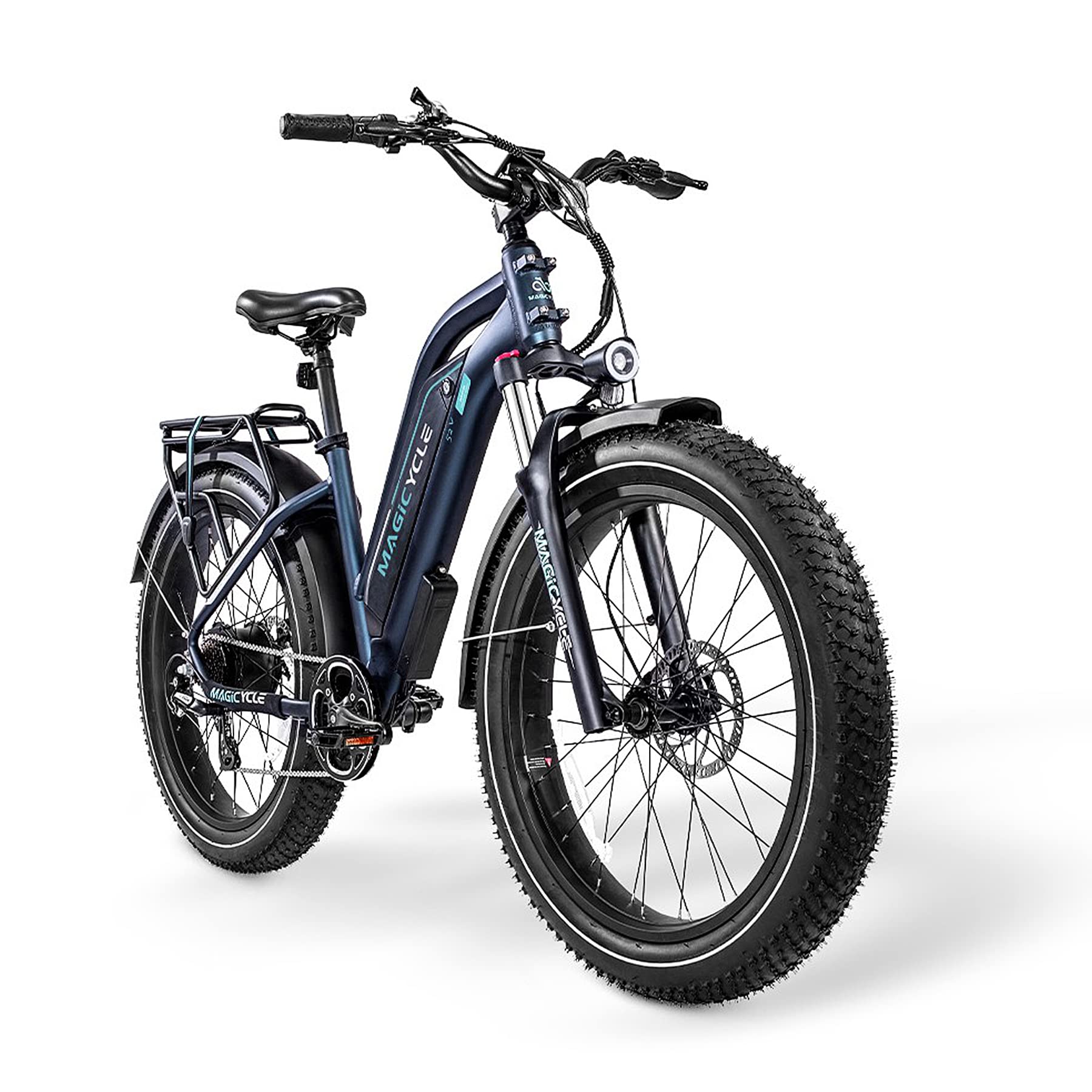 **MAGICYCLE 750W Fat Tire Electric Bike for Adults - 52V 15AH/20AH Large Battery, 26