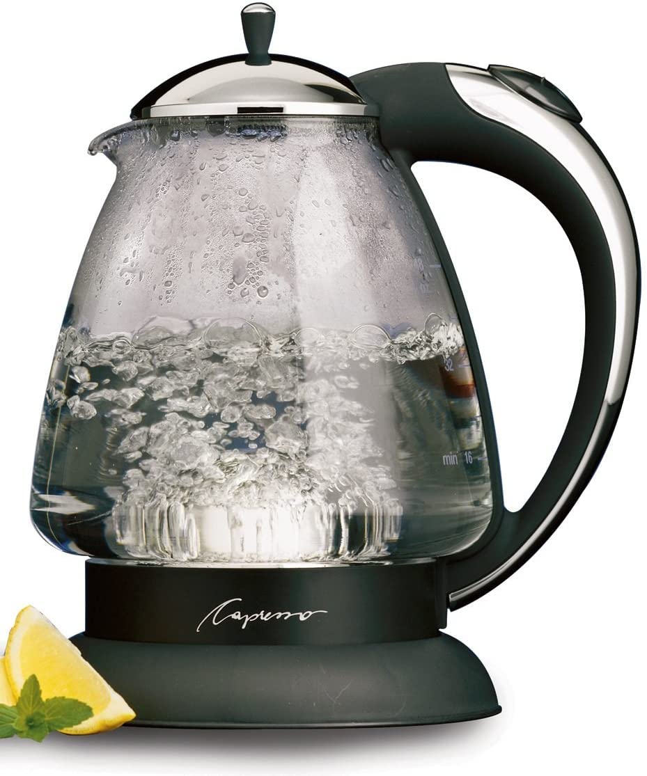 Electric Tea Kettle 48oz - Fast Boiling Stainless Steel Water Kettle with Auto Shut-Off - Perfect for Home, Office & Travel - Make Tea, Coffee & Instant Meals Easily