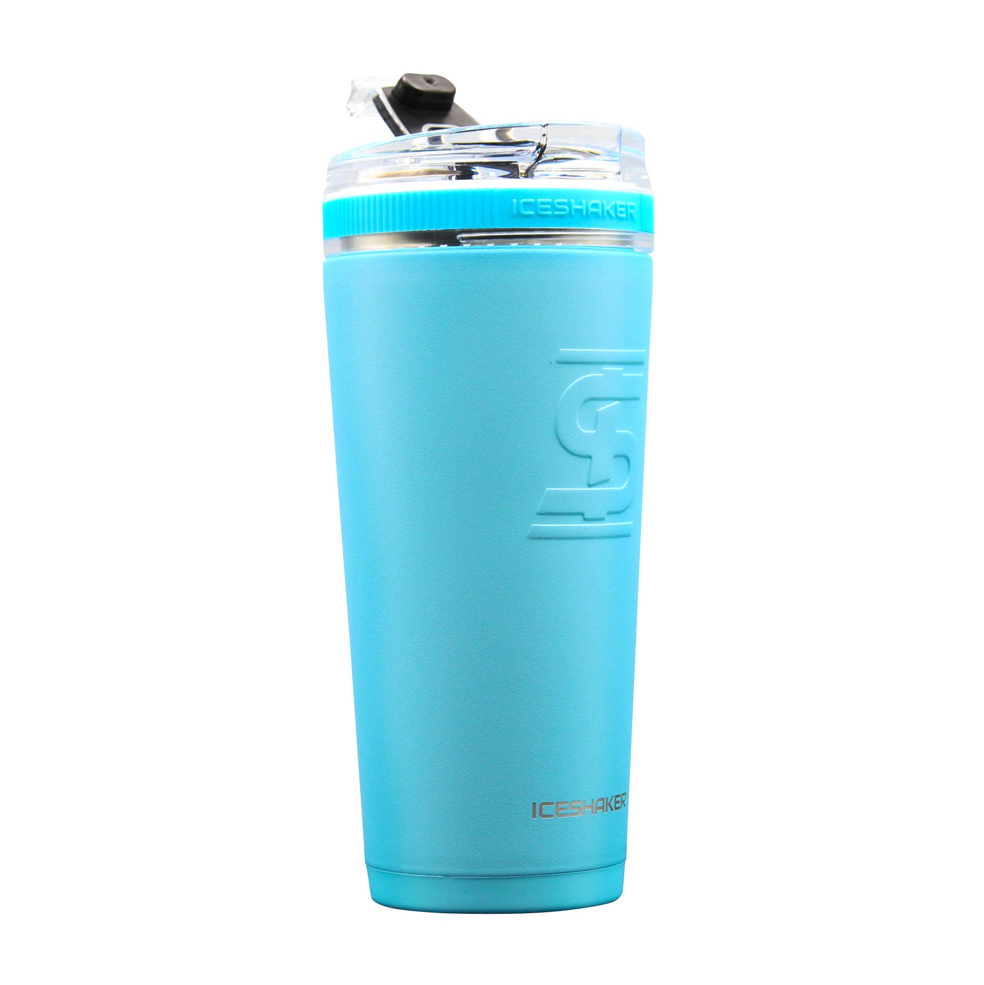 26oz Flexible Water Bottle - Leak Proof, BPA Free, Caribbean Blue - Perfect for Gym, Hiking, Travel & Outdoor Activities
