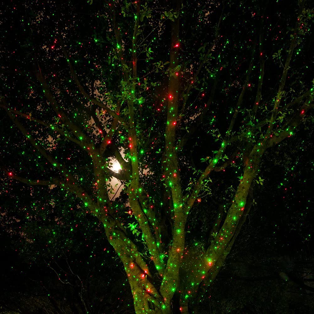 Poeland Solar Garden Lights with Moving Laser Projection - Outdoor Christmas Star Projector for Yard, Patio, and Holiday Decorations | Perfect for Halloween, Christmas, and Party Decor
