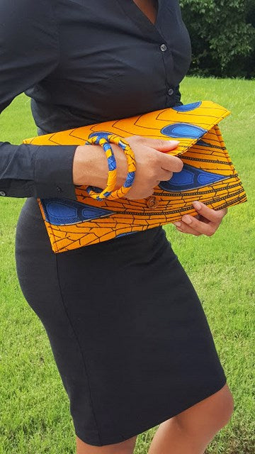 Stylish Peacock African Print Clutch Purse for Women | DPH3816CL | Perfect for Parties, Weddings & Evening Events
