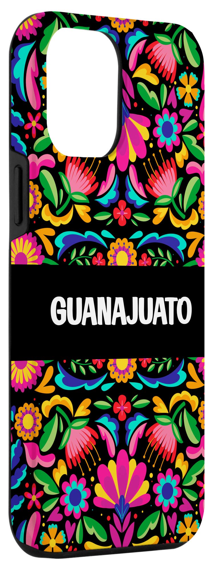 iPhone 12 Pro Max Case - Mexican Flowers Design from Guanajuato - Durable Protective Cover for Everyday Use & Travel