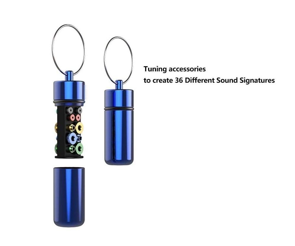 FORREST FLC8N Hybrid Dual Balanced Armature Dynamic In-Ear Headphones with High Resolution Sound - Perfect for Audiophiles, Musicians & Travelers