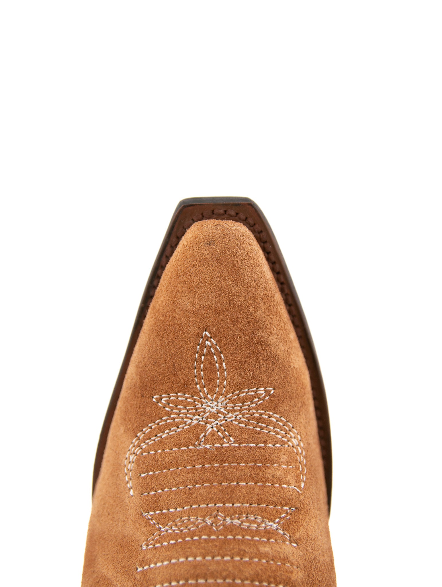 Maite Gamuza Tall Fringe Snip Toe Cowgirl Boots for Women - Western Riding & Country Fashion - Final Sale