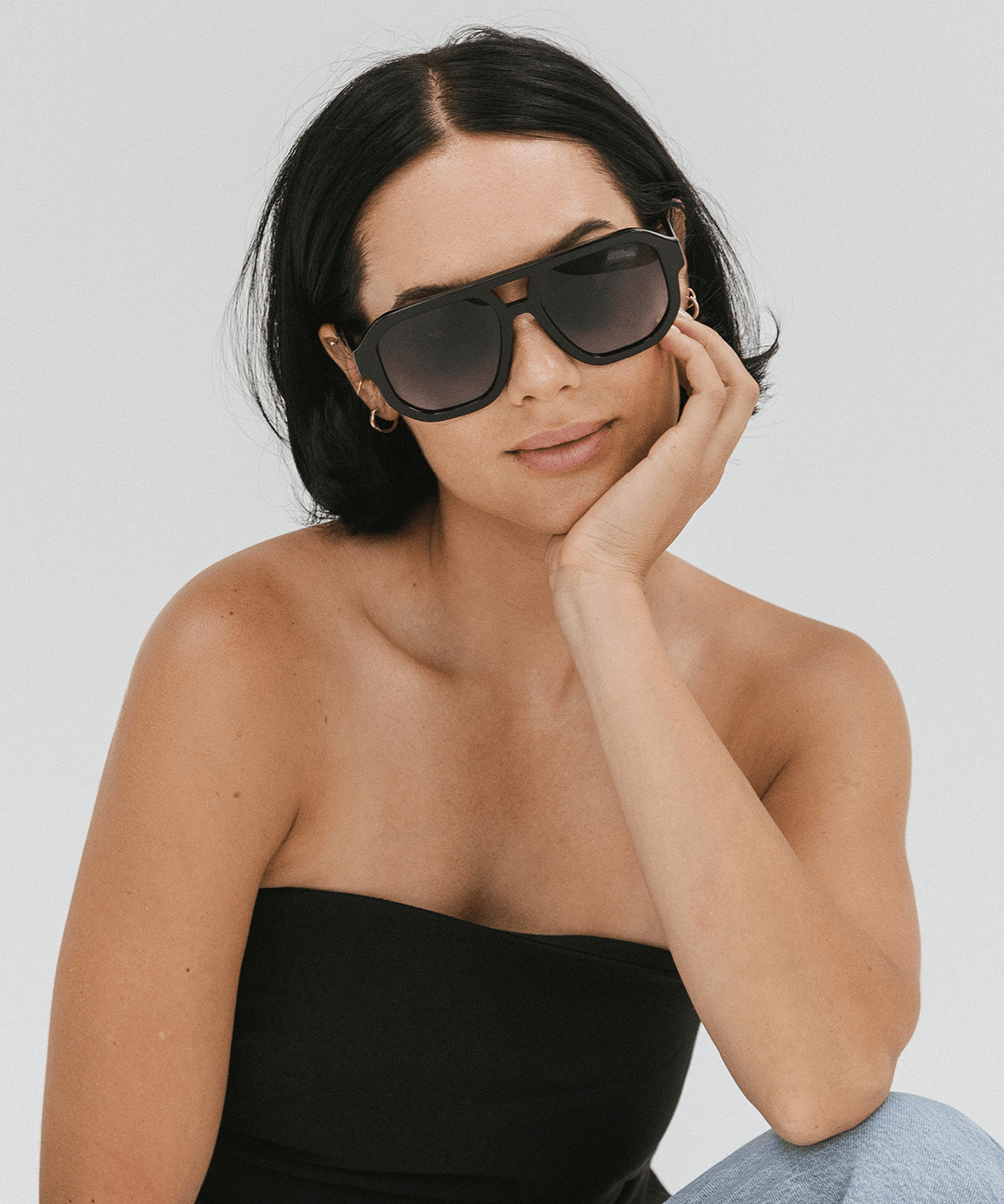 Farrah Aviator Sunglasses for Women - Classic Retro Polarized UV Protection - Perfect for Driving, Travel & Outdoor Activities