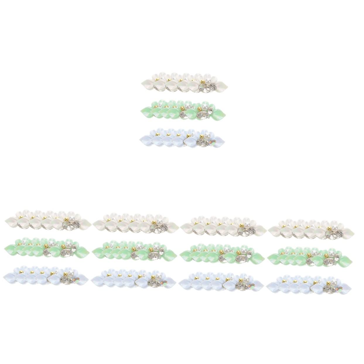 75 Pcs Nail Stickers Gems - Self-Adhesive Nail Charms, Rhinestones & Pearls for DIY Nail Art - Perfect for Manicures, Pedicures, Parties & Special Occasions
