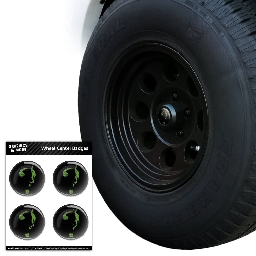 The Riddler's Question Mark Tire Wheel Center Cap - Resin-Topped Badges & Stickers for DC Comics Fans - Perfect for Car Customization & Superhero-Themed Accessories