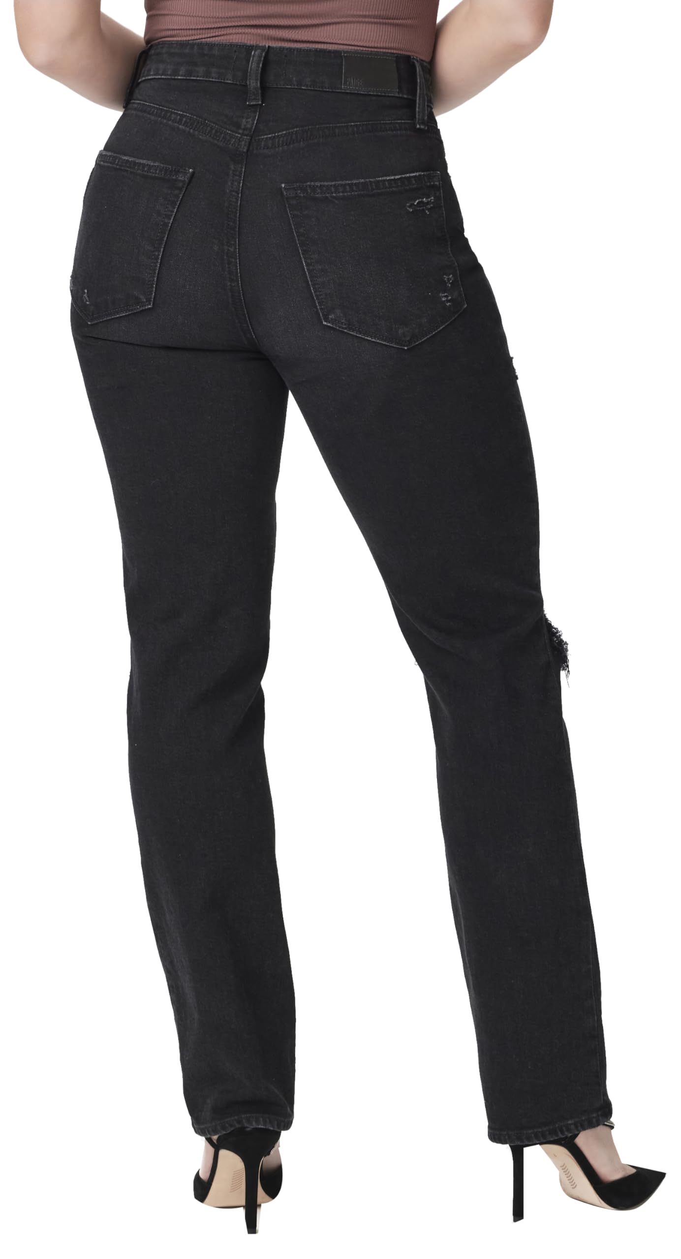 PAIGE Women's Knockout High Waist Skinny Jeans - Stretch Denim Pants for Casual & Night Out | Perfect for Work, Date Night & Everyday Wear