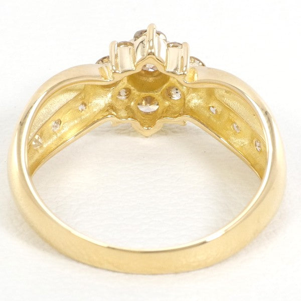 18K Yellow Gold Diamond Ring for Women - Elegant Solitaire Engagement & Wedding Band - Perfect for Proposals, Anniversaries, and Special Occasions