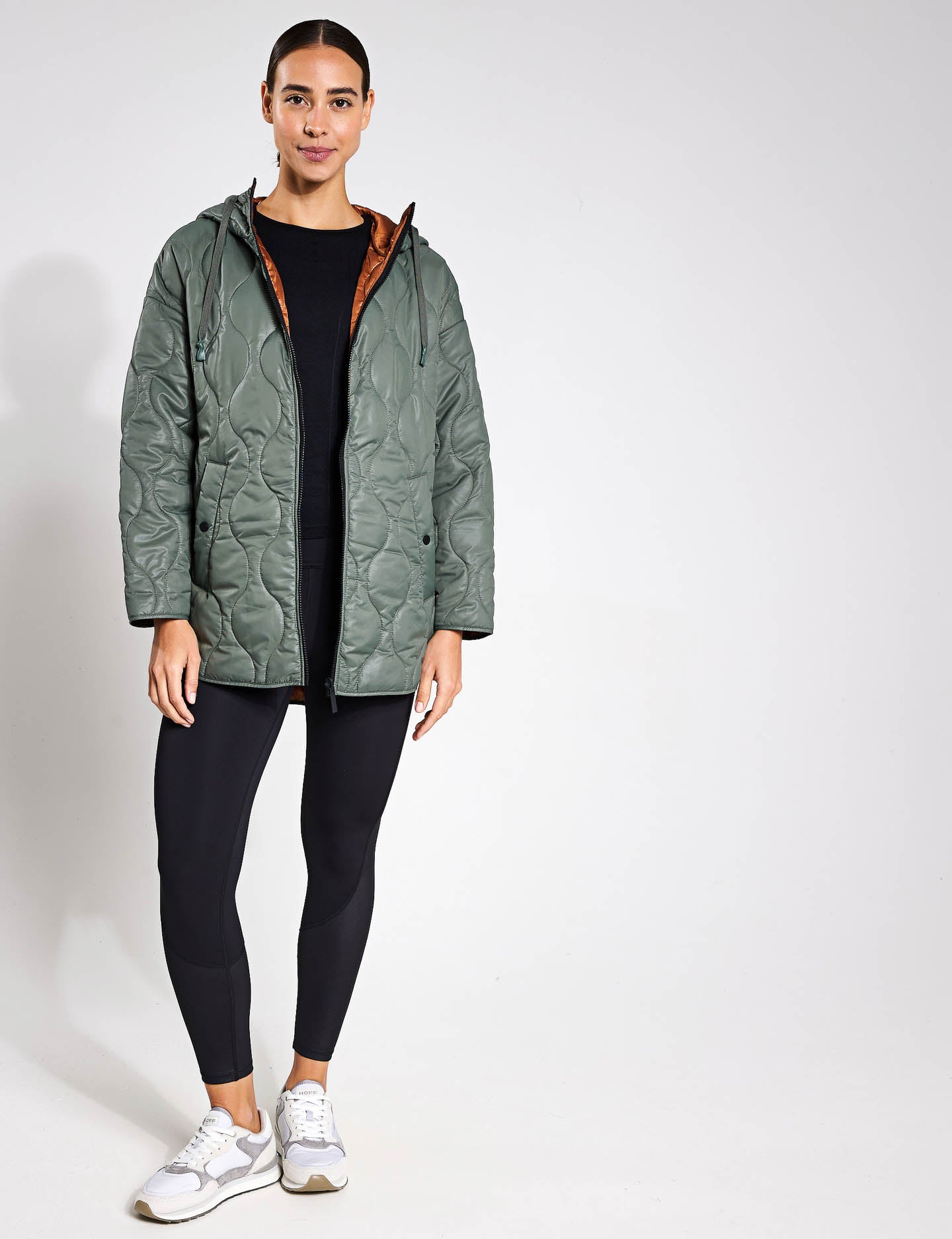 Ashley Jacket for Women - Waterproof Winter Coat with Hood, Warm Fleece Lining - Perfect for Hunting, Hiking & Outdoor Adventures in Gingerbread Color