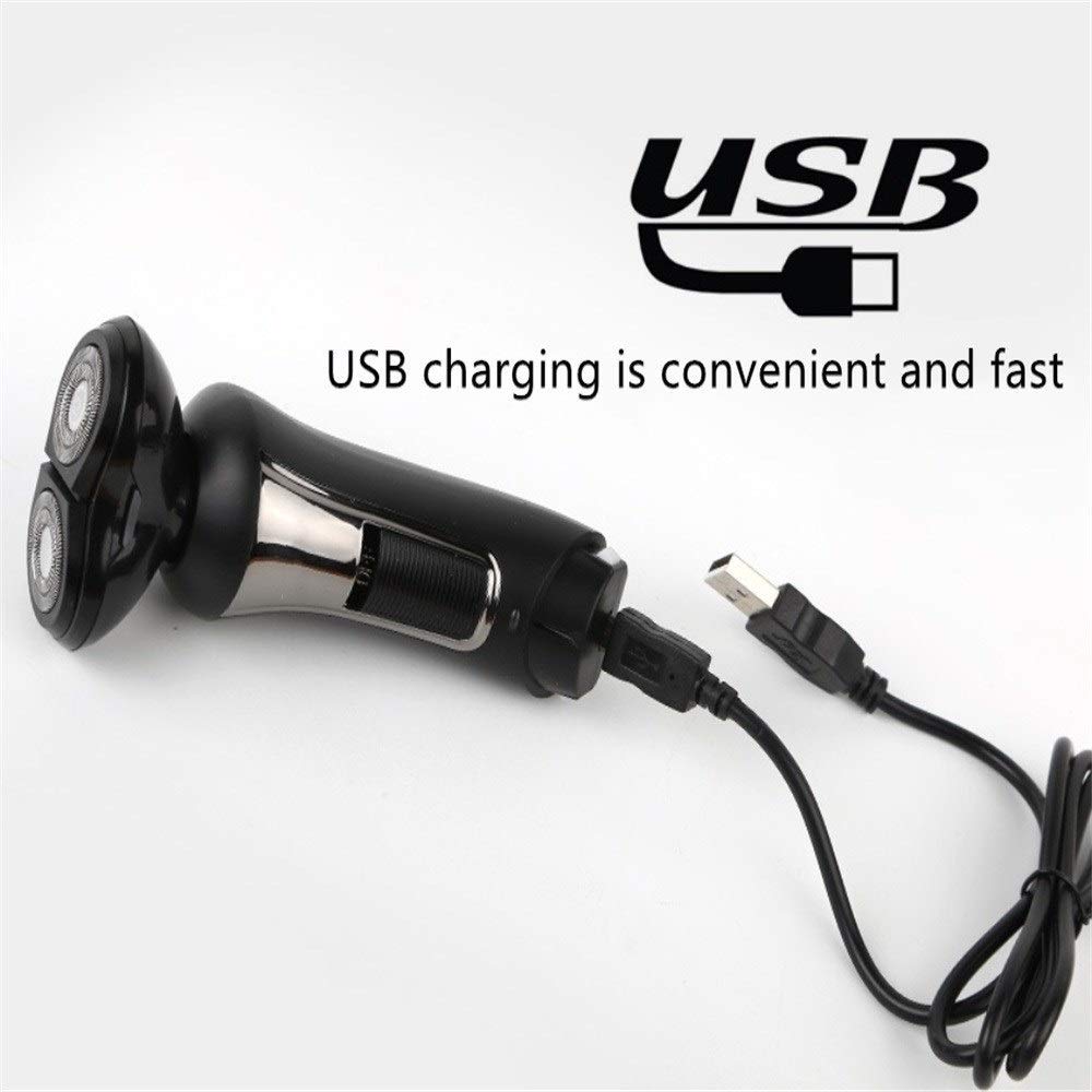 Rechargeable USB Electric Shaver for Men - 3-in-1 Multi-Function Trimmer & Razor - Perfect for Travel, Gym & Daily Grooming