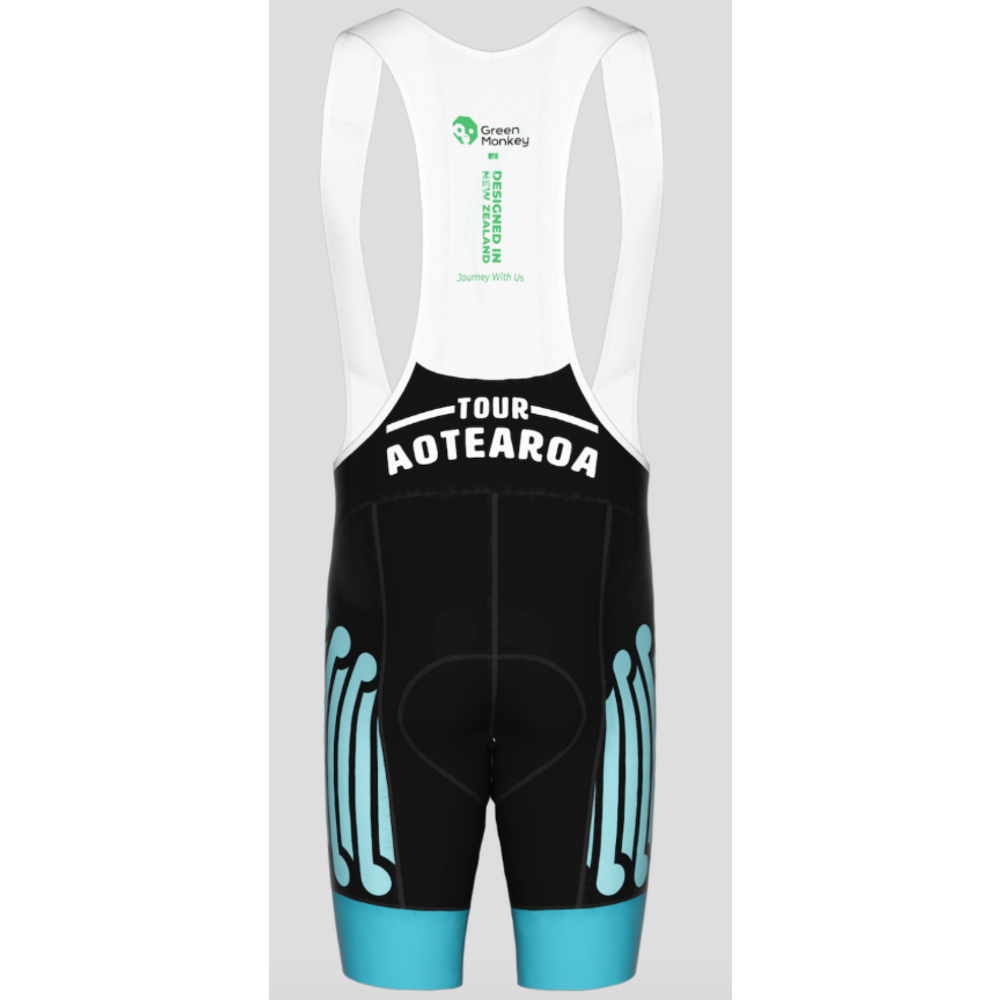 Future Koru Tour Aotearoa 2020 Men's Cycling Bib Shorts - Comfortable & Breathable for Long Distance Rides & Road Biking