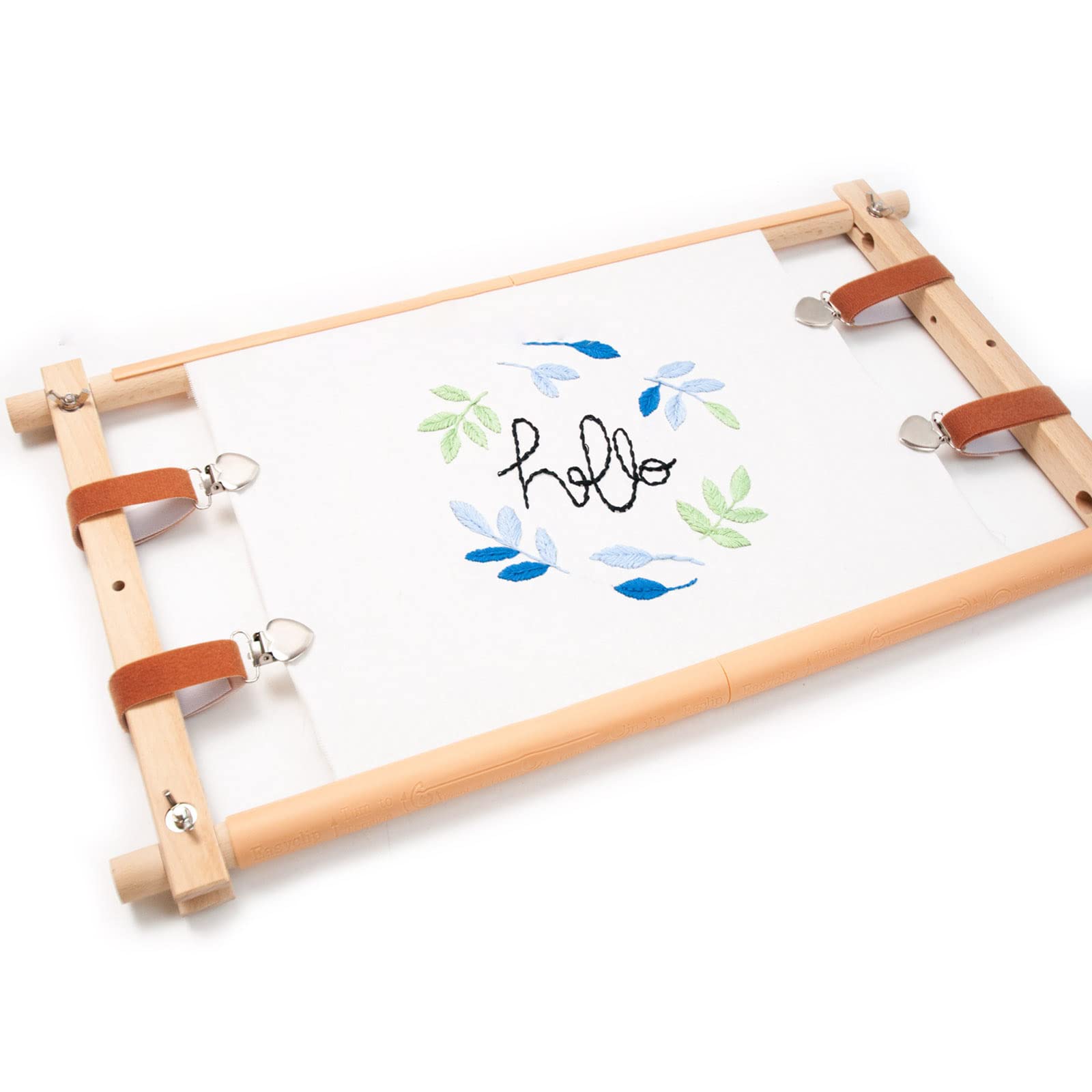 4-Piece Embroidery Frame Set - Needlepoint Cross Stitch Holder, Quilting Frames with Adjustable Tension for DIY Craft Projects | Perfect for Hand Embroidery, Cross Stitching, and Quilting at Home or Gift for Women