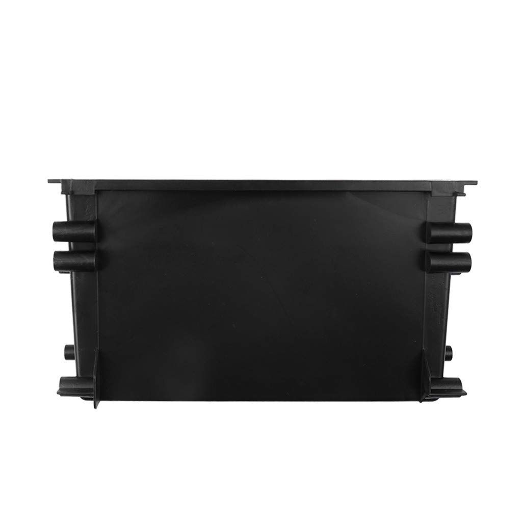 Jolincc Women Car Accessories 1Din Stereo Conversion Box with Storage Drawer, LED Under Car Lights, Black Interior Mounting Kit for Enhanced Car Audio and Organization