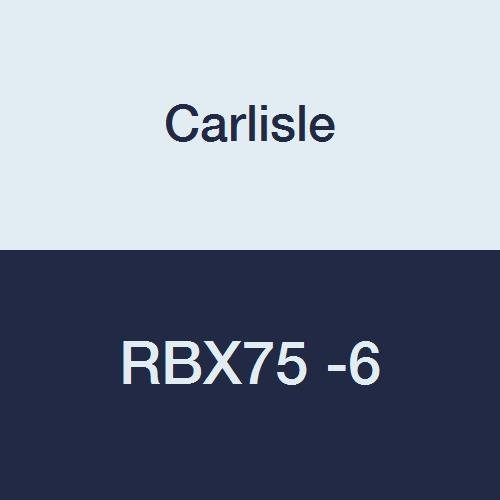 CARLISLE RBX75-6 Rubber Gold Ribbon Cog-Band Belts - 6 Pack, 21/32