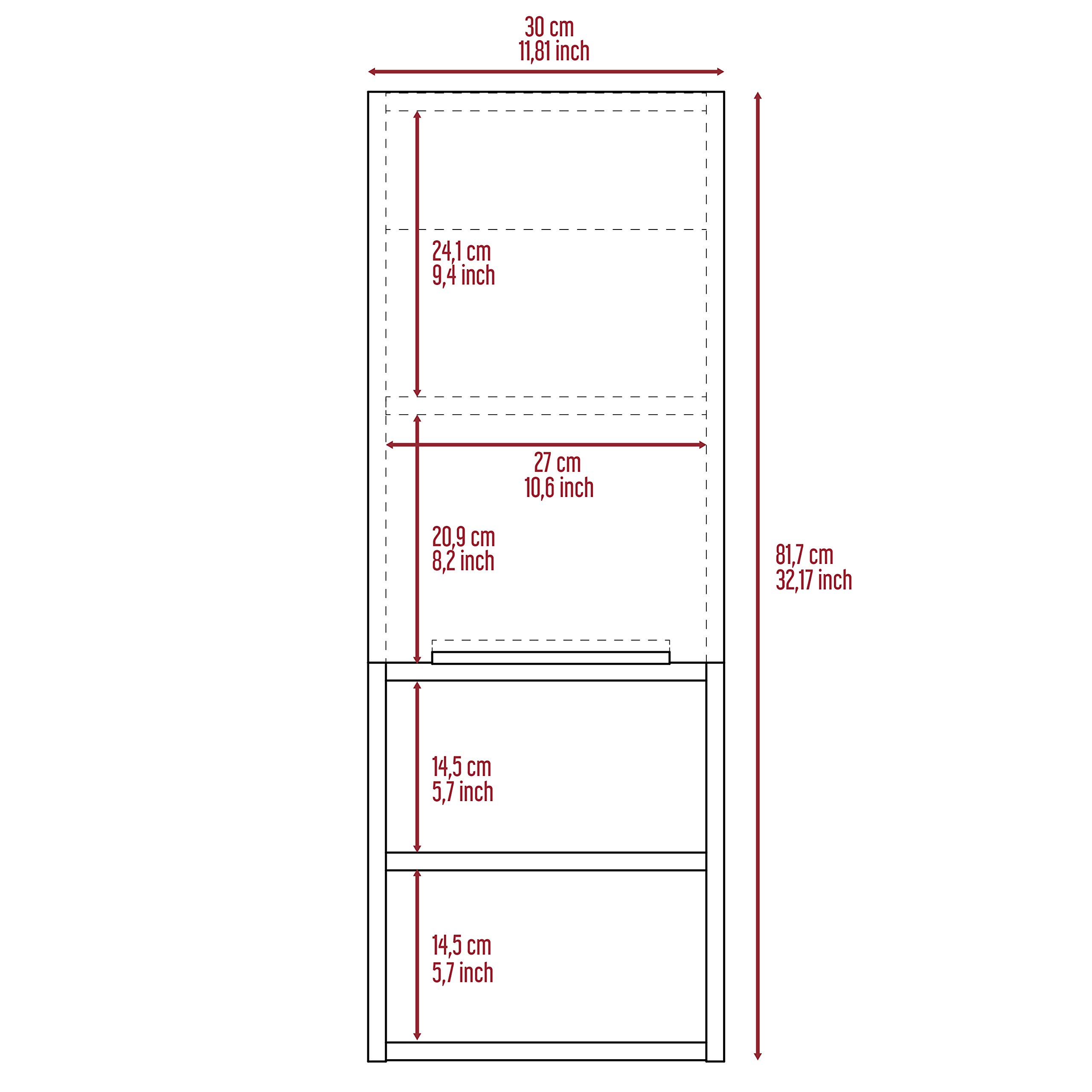 Savona Single Door Medicine Cabinet with 2 Interior & 2 External Shelves, Light Oak Finish - Perfect for Bathroom Storage & Organization