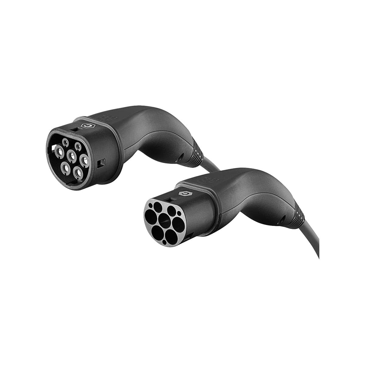 LAPP EV Helix Charging Cable Type 2 (22kW 3 Phase 32A) 5m for Hybrid & Electric Vehicles - Black | Fast Home & Public Station Charging for Tesla, BMW, Audi, Nissan Leaf