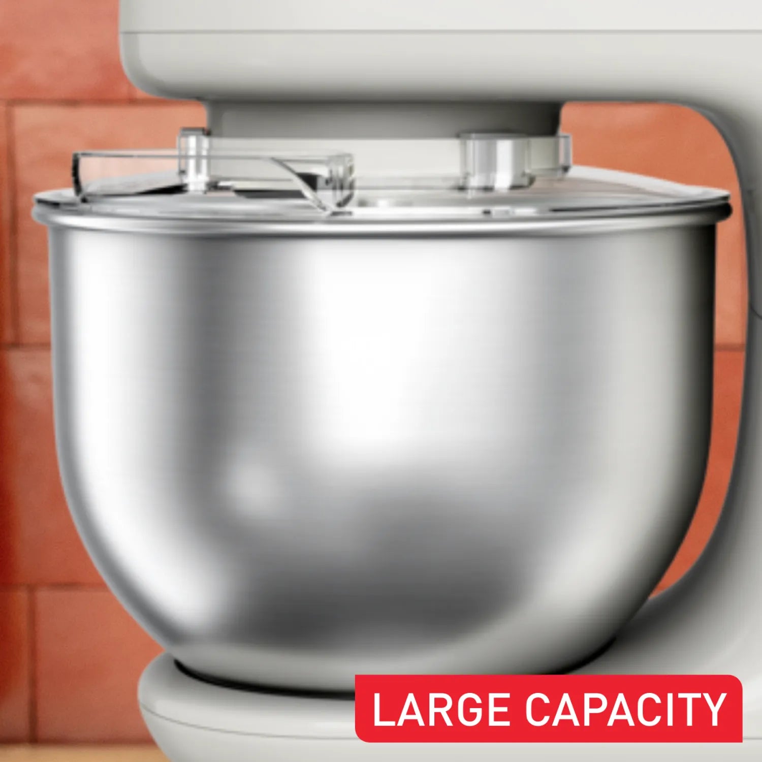 Tefal QB1601 Bake Essential Stand Mixer - 5.5 Qt White Electric Mixer for Baking, Dough, Cake & Cookies - Perfect for Home Kitchen & Professional Bakers
