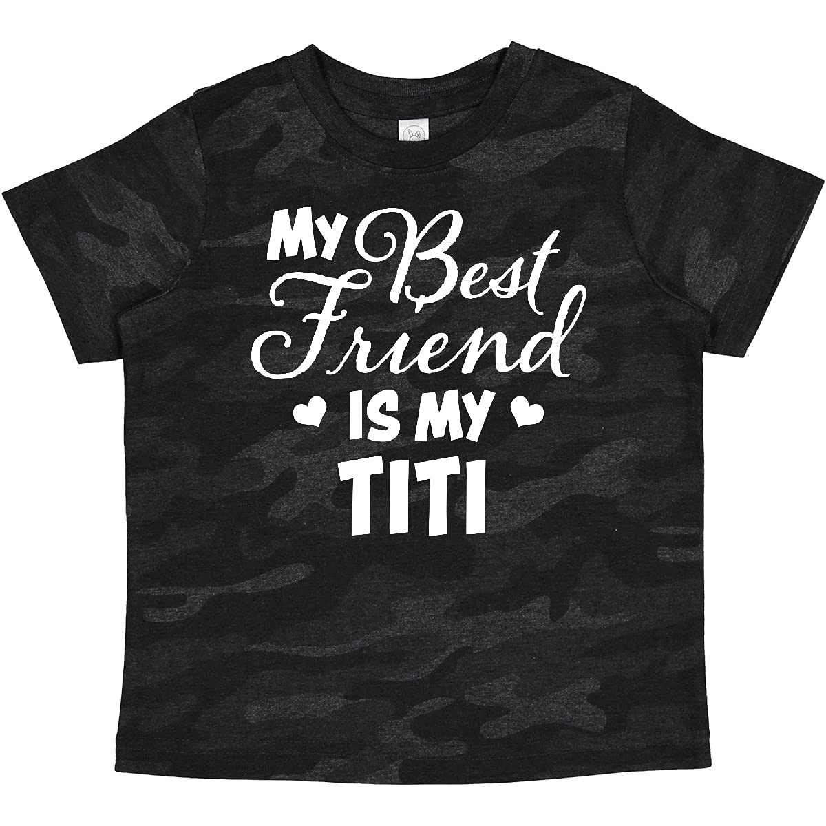 My Best Friend is My Titi with Hearts Baby T-Shirt for Family Gatherings and Playdates