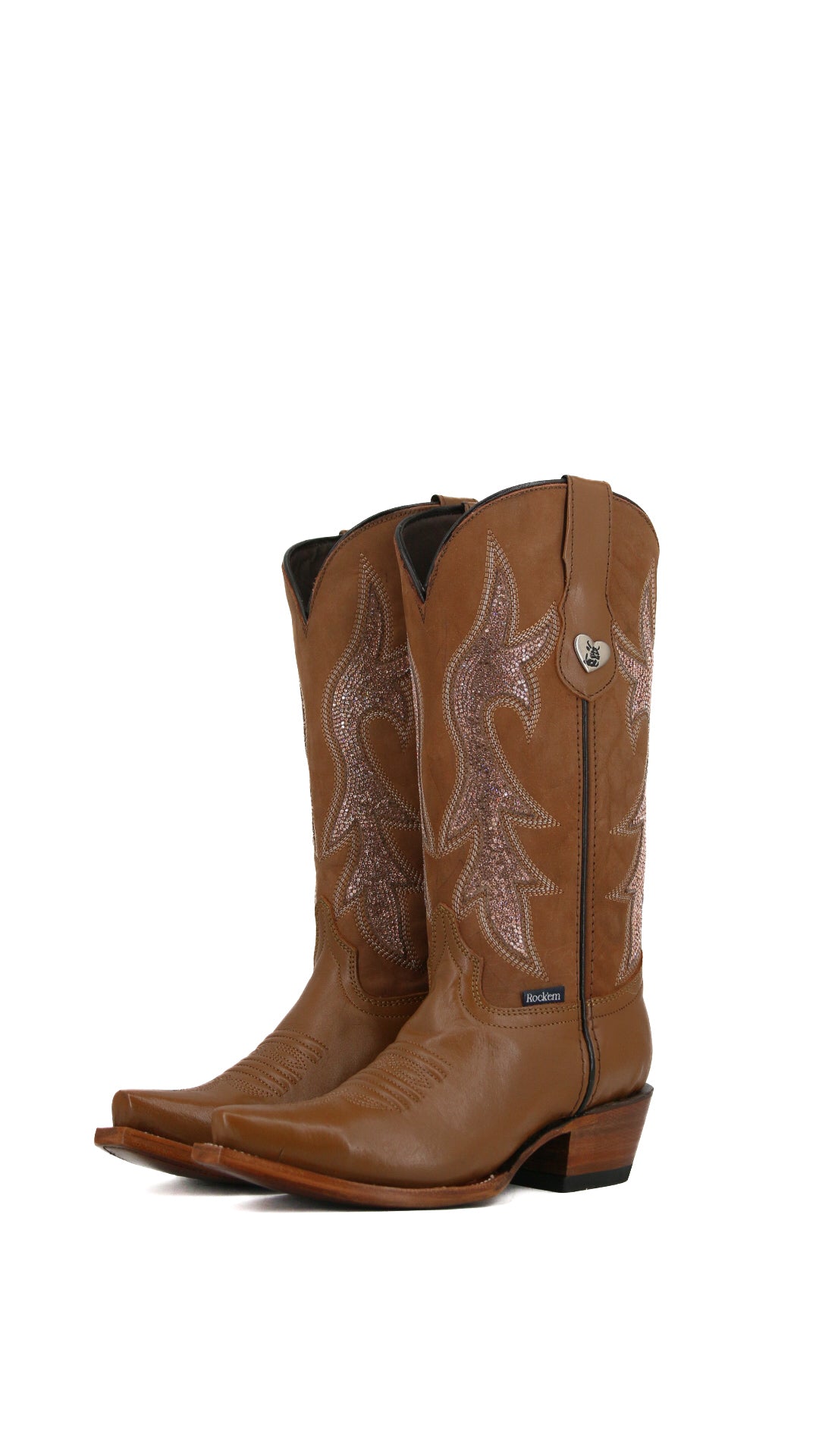 Makayla Women's Snip Toe Cowgirl Boots - Western Style Ankle Boots for Country Dancing, Rodeo & Casual Wear