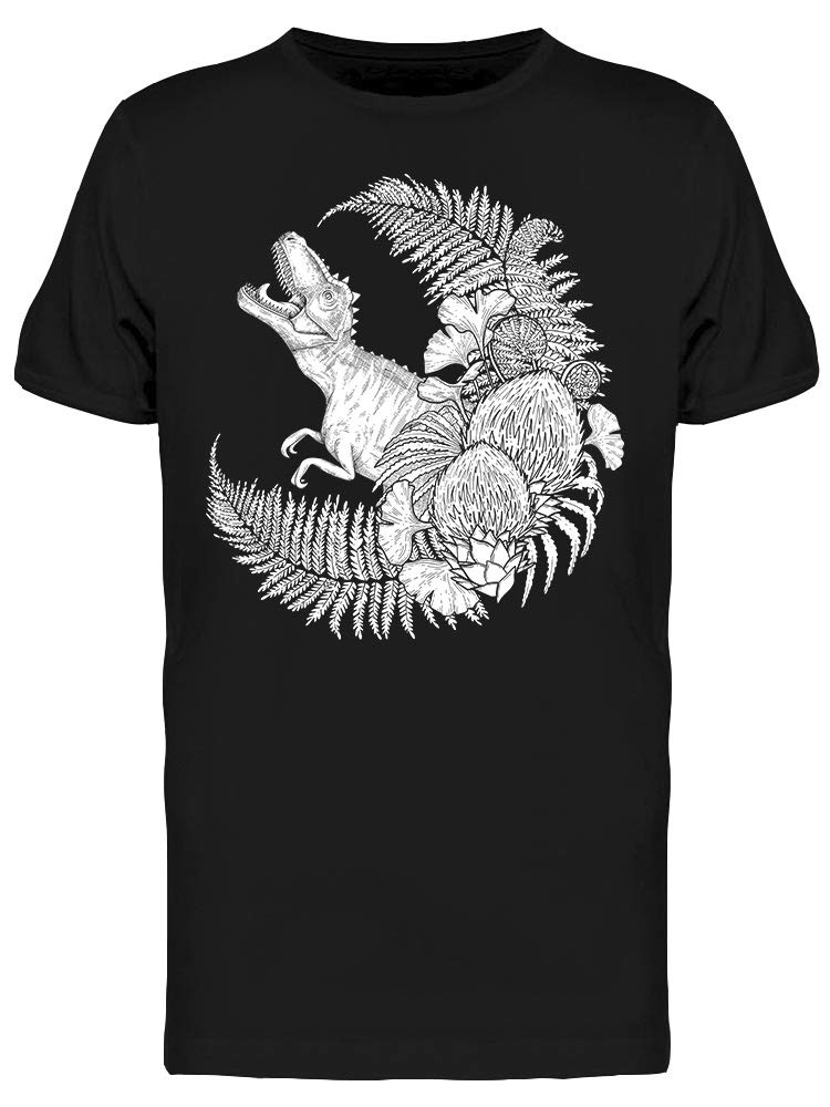 Roaring Green Dinosaur T-Shirt for Men - Cool Graphic Tee for Casual Wear, Street Style & Dinosaur Lovers
