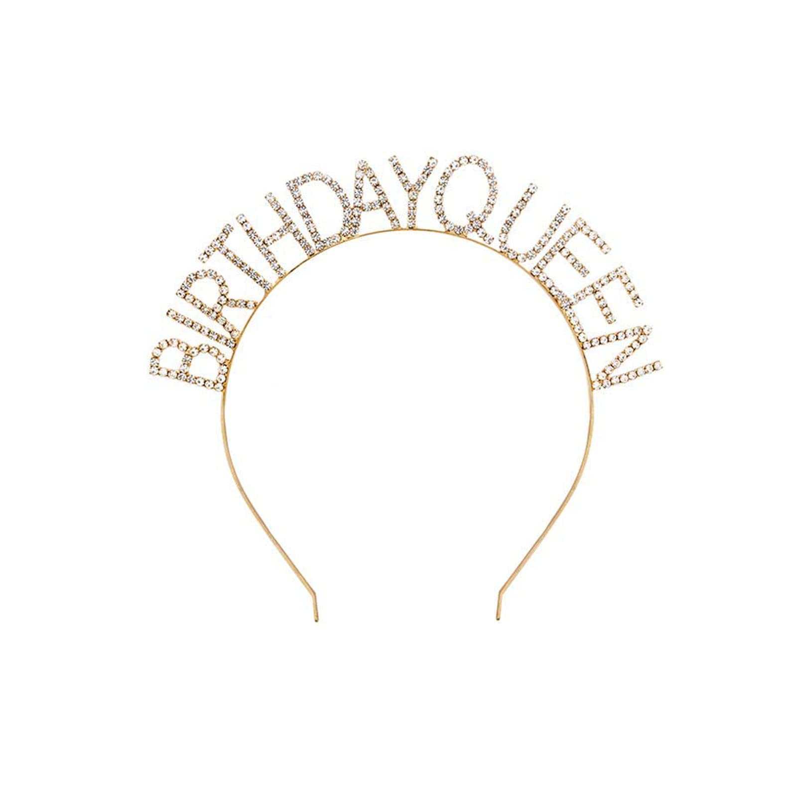 Sparkling Rhinestone Birthday Crown for Women & Girls - Elegant Birthday Tiara Headband for Queen Celebrations | Perfect for Birthday Parties, Photos & Special Occasions